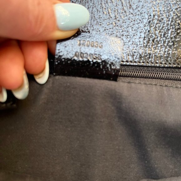 Auc Gucci Eclipse GG Canvas/patent leather Medium Tote - Picture 4 of 16